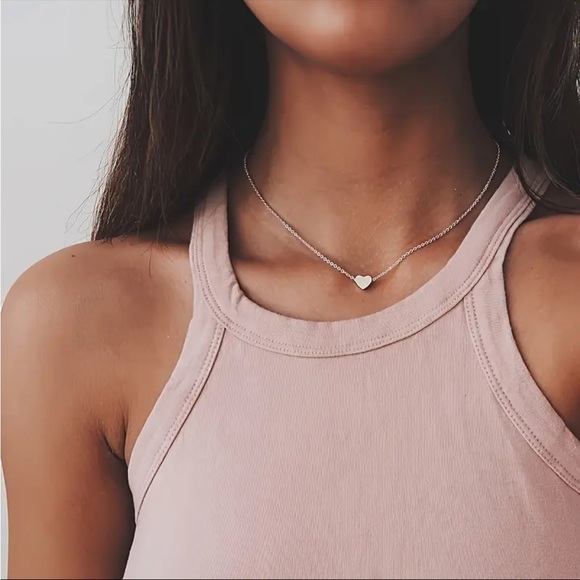 Silver Heart Pendant Necklace - Picture 5 of 7